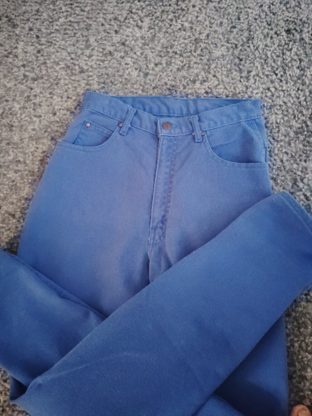 Vintage Newport News Size 6 Womens Jeans Blue 26x33 Mom Jeans - Picture 4 of 8
